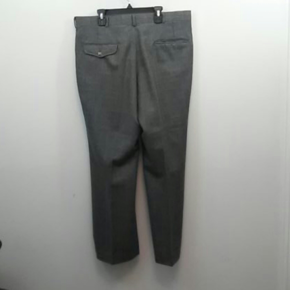 John Alexander Gray Glen Check Wool Pants 36-29 (Made in USA) - Picture 5 of 9